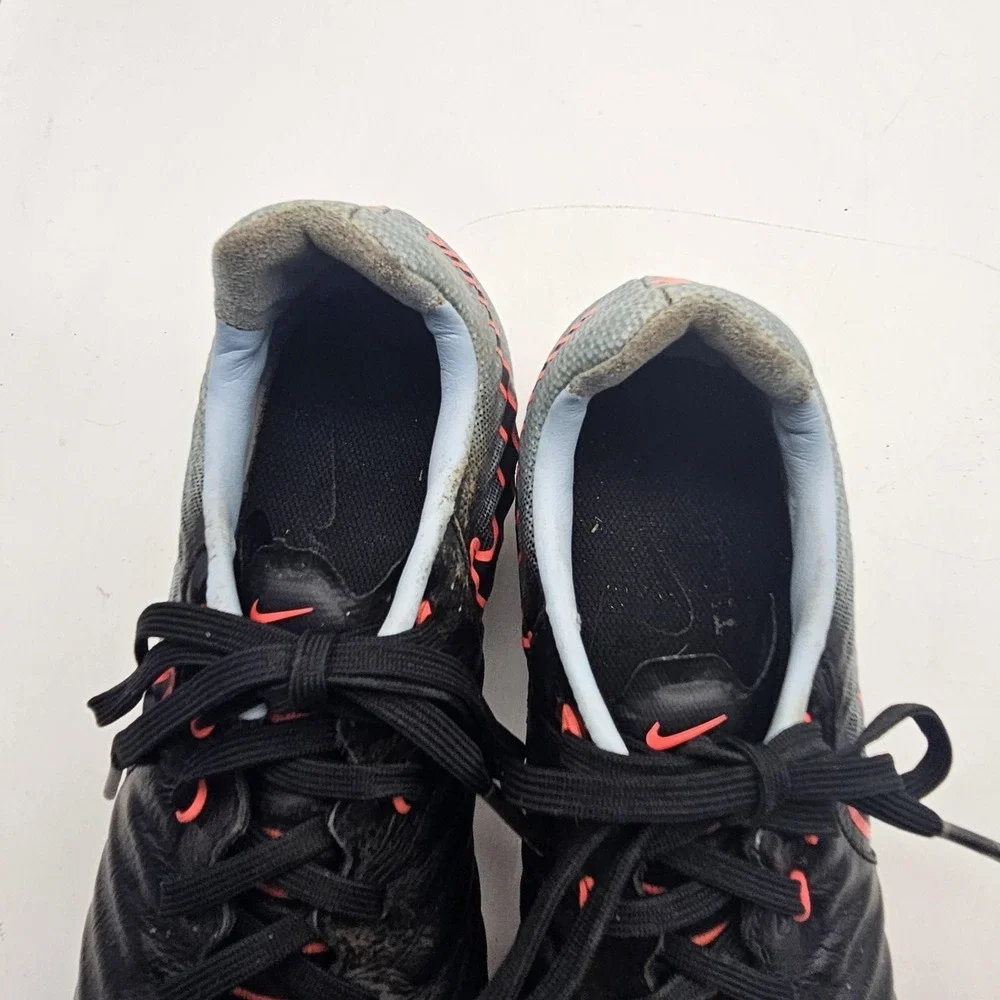Nike Tiempo Legend VII Shoes KIDS Size 4.5Y Black Soccer Cleats FG Youth Leather